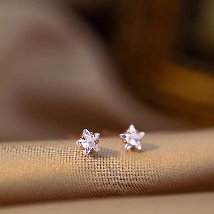 Minimalist Mini Star S925 Sterling Silver Stud Earrings - Cute, Versatile, Fashionable