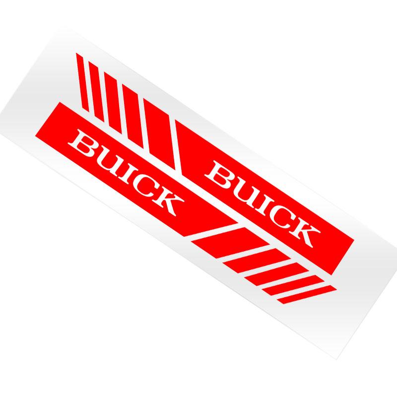 

2Pcs Car Stripe Stickers Rearview Mirror Reflective Vinyl Decals Decoration For Buick Verano Velite Lesabre Riviera Avenir GL6 GL8 Envision Excelle червоний