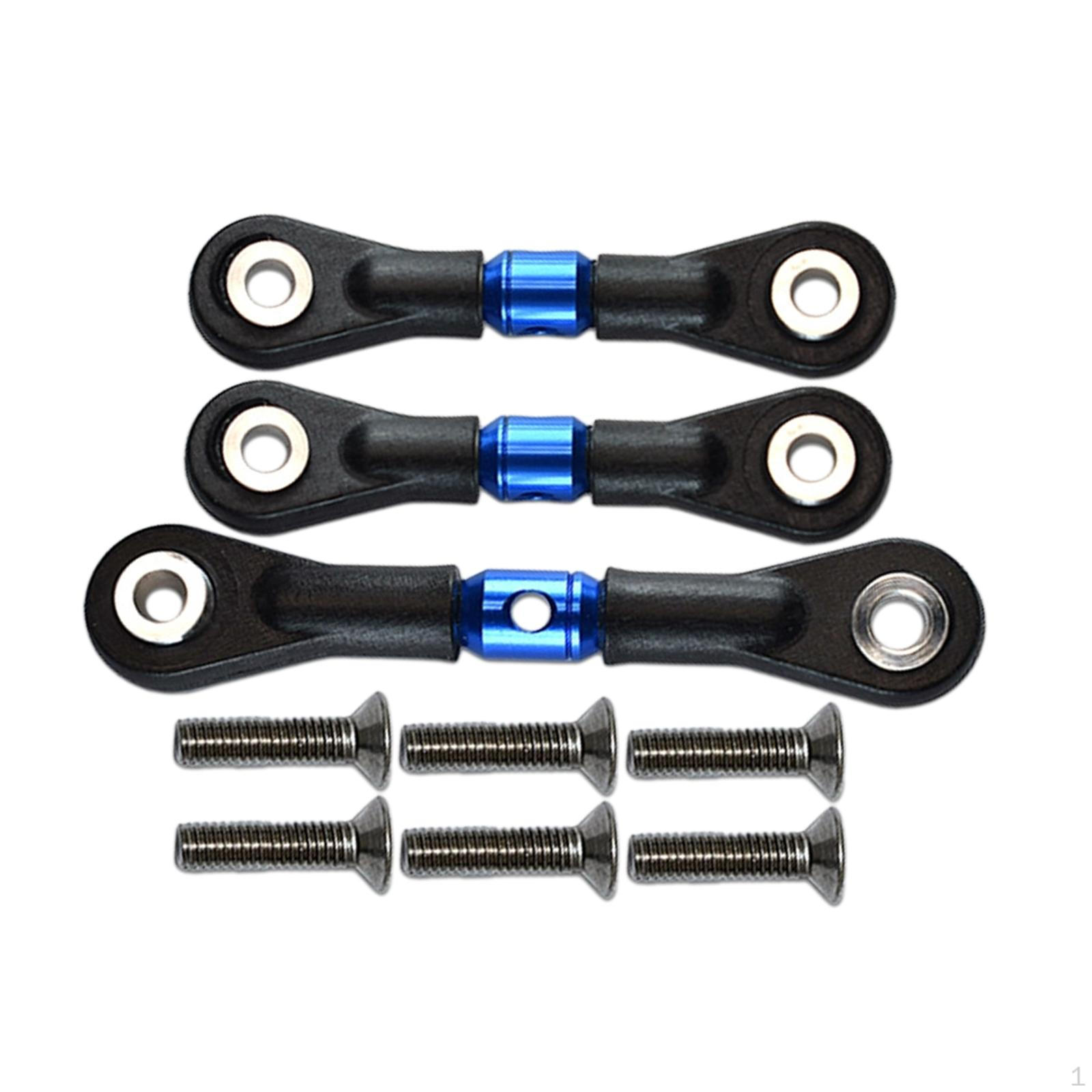 

3-компонентна рульова тяга, високоміцна професійна регульована тяга для 1:10 Масштаб синій