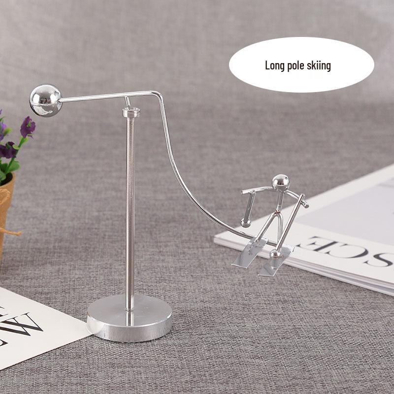 Rotating Iron Man Roly-Poly Balance Ornament – Stress Relief Desktop Decoration