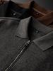 Men's Luxury Wool Casual Jacket: Warm, Thick, Trendy Lapel, Long Sleeve, Hoodie for Autumn/Winter