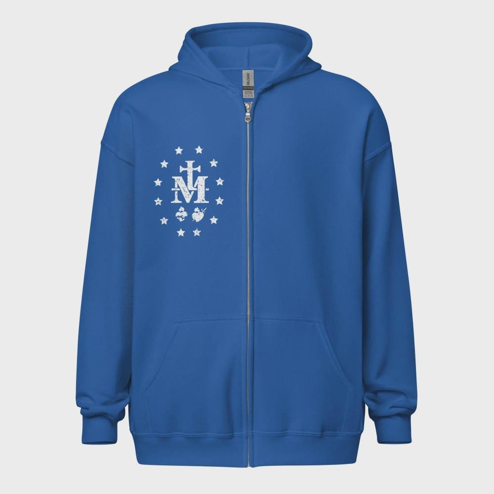 

Magical Medal Printed Zipper Hoodie Unisex Y2K Style Hoodie Casual Fleece Jacket S