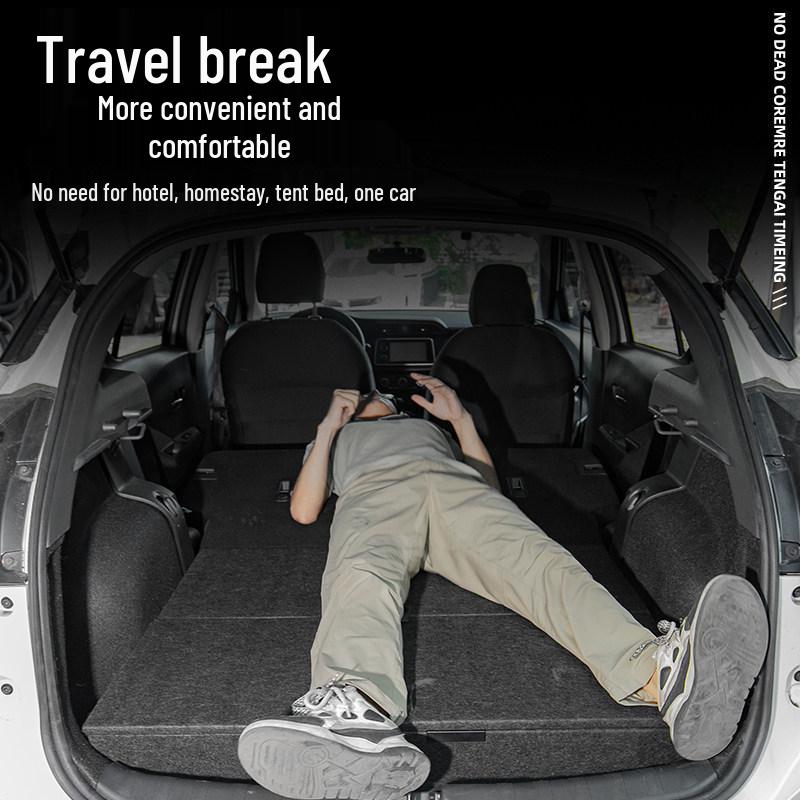 Nissan Kicks Trunk Storage Box - In-Car Camping Bed Modification