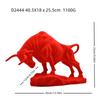 Creative Water Transfer Colorful Wall Street Bull Ornament, Resin Craft For Home Living Room Entrance Desktop Decoration