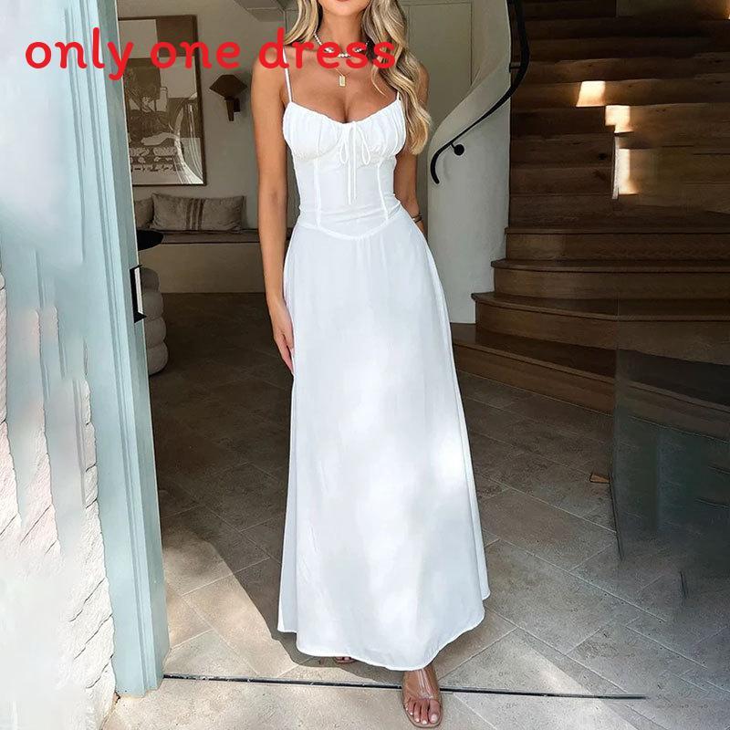 Elegant Spring Dress With Tie Belt For Womens Office Casual In Polyester Fabric