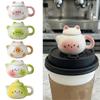 Chinese Style Mini Ceramic Teapot Ornaments Traditional Smooth Milk Tea Lid Accessories Exquisite Ceramic Cat Ear Pot Home Decor