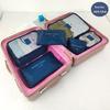 Seven-Piece Travel Luggage Set with Clothing and Shoe Storage Bags