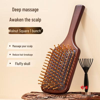 Luftkissen-Massagekamm: Hohes Totenkopf-Oberteil Flausch, Meridian-Massage, Glattes Haar, Haushalts-Frisierwerkzeug.