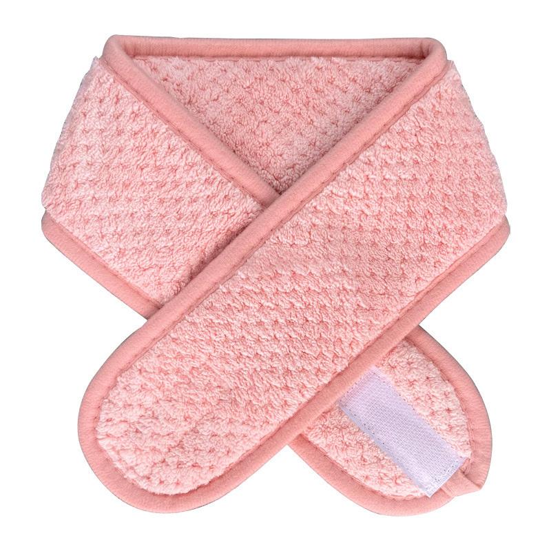 

1 шт. Широкая повязка для волос Мягкие и удобные резинки для волос Нескользящая повязка для макияжа Регулируемая для йоги, спа, умывания лица, душа розовый