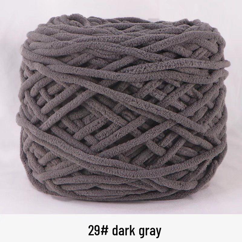 Handgjord Tjock Halsduksgarnboll - Mjuk DIY Stickning & Virkning