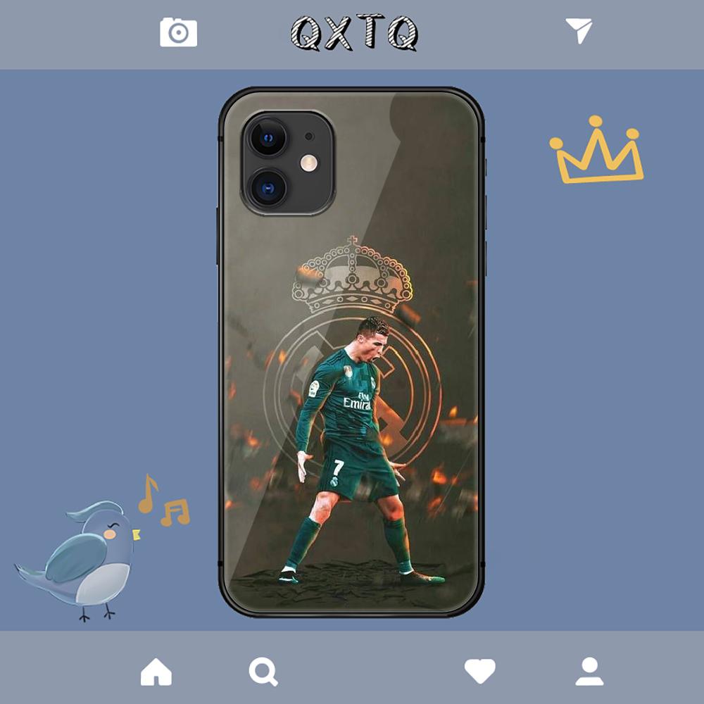 Husă Fotbal Cristiano Ronaldo CR7 Pentru iPhone Samsung Galaxy Redmi Note S 17 16 15 14 13 20 24 25 54 Pro Max Ultra Fe Husă Sticlă Securizată