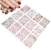 12 Sheet Lips Lady Pattern Nail Art Stickers SelfAdhesive Nail Decals Decoration