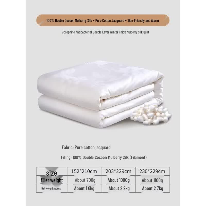 FUANNA Double Cocoon Mulberry Silk Quilt
