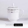 Jingdezhen Ceramic Tea & Office Cup Set with Lid