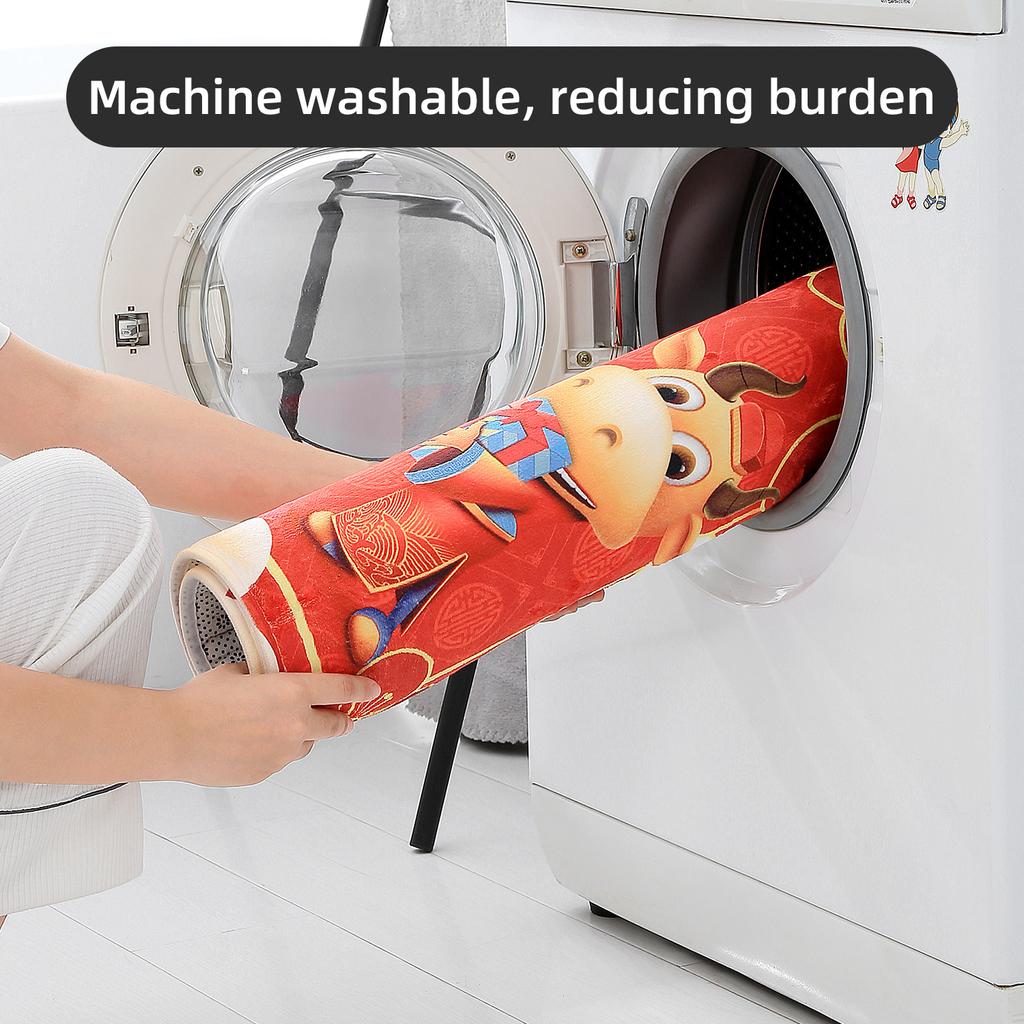 1pc Floral & Letter Graphic Door Mat Doormat Carpets Rug Carpet Bath Kitchen Garden Anti-Slip Small Home Kitchen Welcome Mats