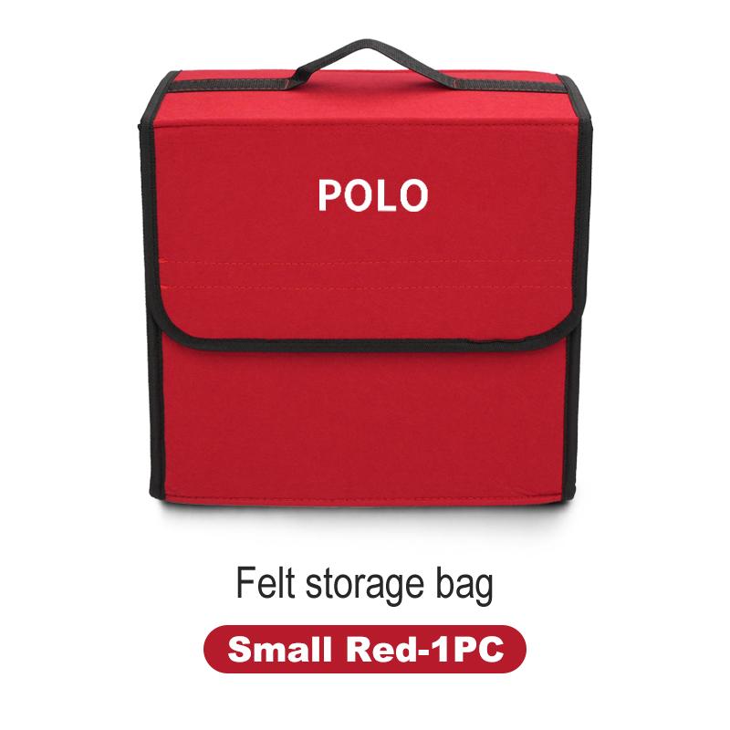 PIG1 Car Trunk Felt Storage Box Folding Organizer Auto Interior Accessories For Volkswagen VW Jetta Golf Beetle CC EOS GTI MK2 MK4
