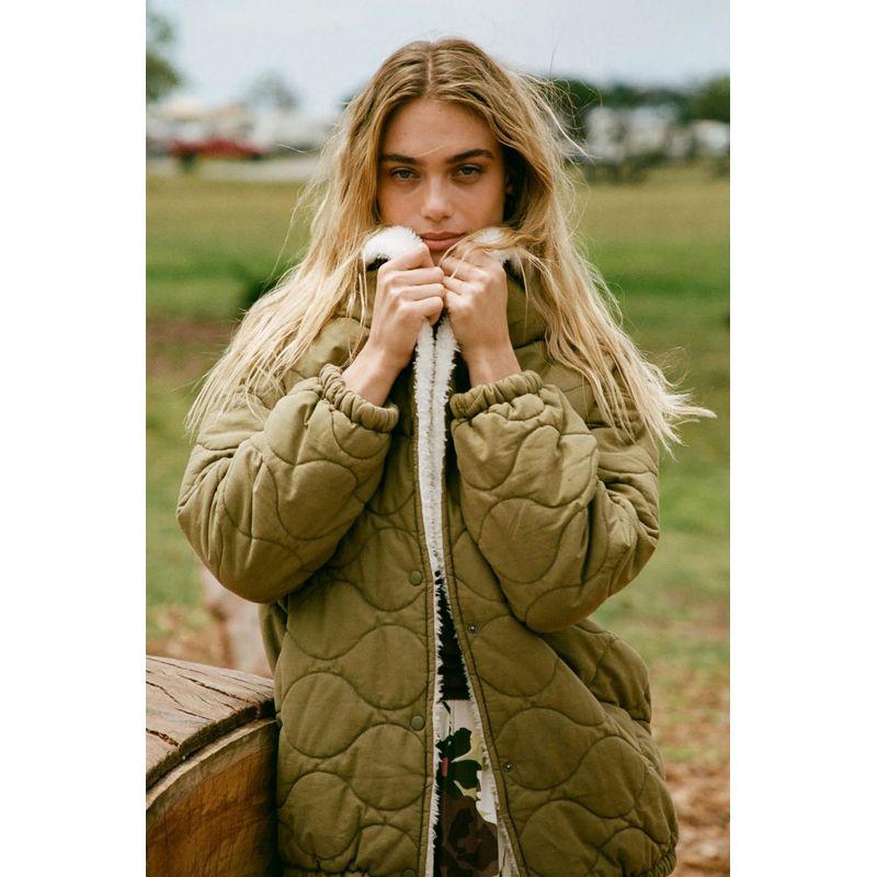 American ONeill Wash Old-Fashioned Woven Quilting High Pile Lining Collar Super Warm Cotton-padded jacket Outerwear USD 145