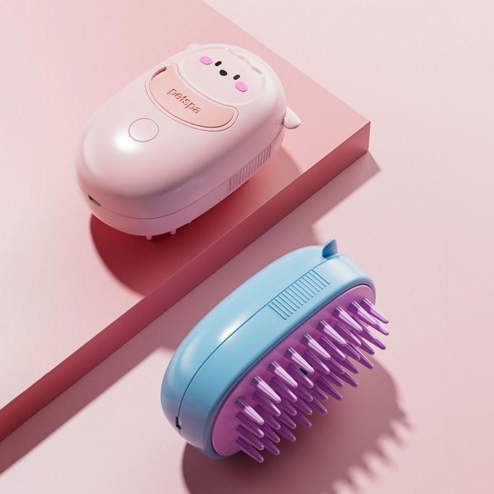 

Электрическая массажная расческа для домашних животных, жидкая добавка для ухода за домашними животными, расческа для ухода за шерстью