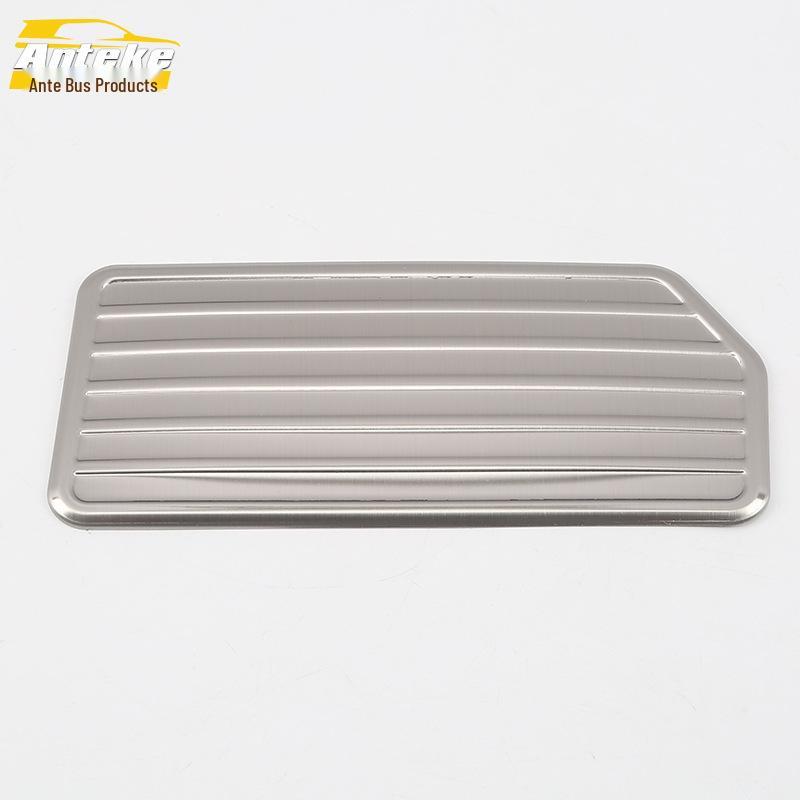 Compatible with 10th-Gen Accord Pedals: Stainless Steel Rest, Accelerator & Brake Pedal Covers