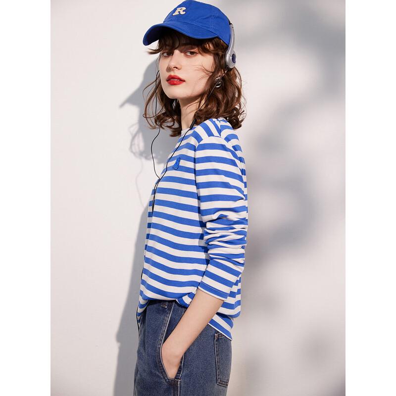Women's Striped Long Sleeve T-Shirt