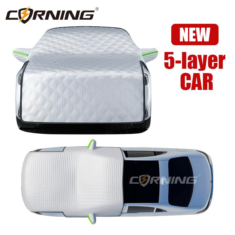 Car Covers Hail Protector Half Cover Protective Exterior Awning Sunshield Anti-hail Outdoor Waterproof Universal Windshield Dust
