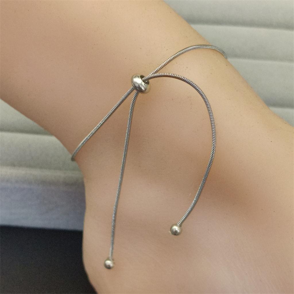 Trendy Adjustable Length Ankle Bracelet Elegant Fine Chain Anklet for Stylish Outfits Fashionable Women Foot Jewelry