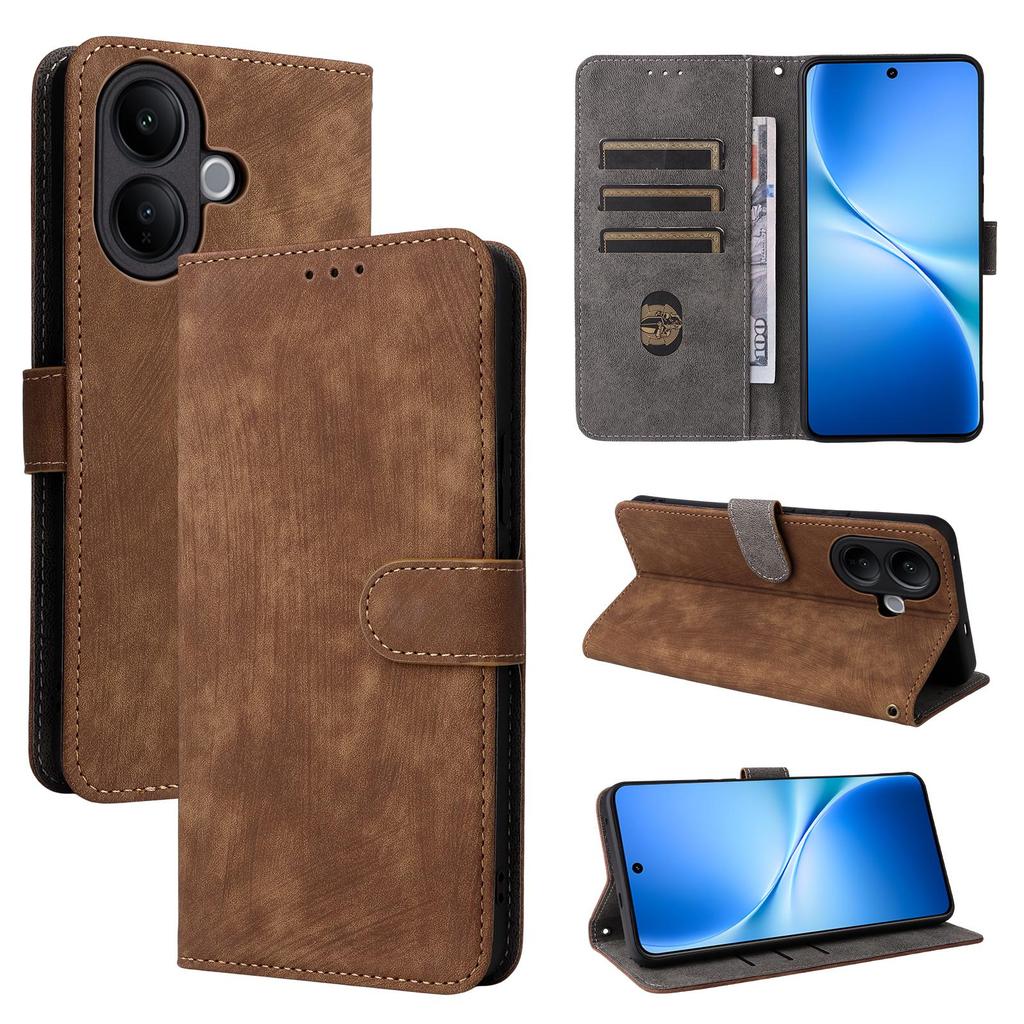 Flip Cover für Vivo V60 Lite PU-Leder Handyhülle Ganzkörperschutz [RFID-Blockierung] Schutzhüllen