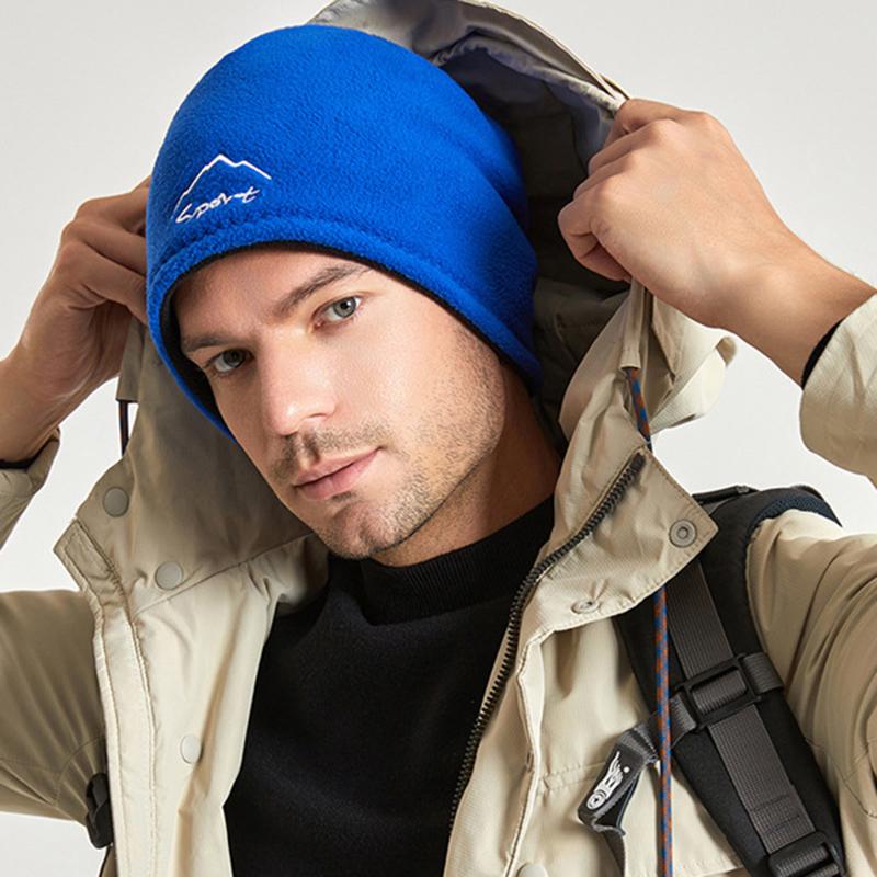 Căciulă de protecție pentru urechi, caldă de iarnă, bărbați moale, schi snowboard, ciclism, prietenos cu pielea, drumeții polar, lână, alergare, pălărie rezistentă la vânt