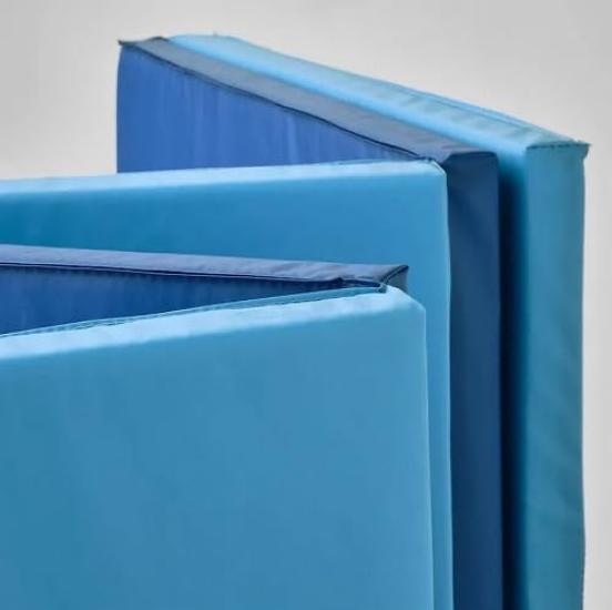 IKEA PLUFSIG Folding Gym Mat, Blue, 78x185cm (m70552267)