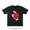 European and American Style Artist Illustration Rabbit Niche Design Short-sleeved T-shirt Men's and Women's Half-sleeved Summer