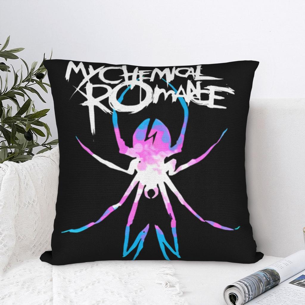 My C-Chemical R-Romance Pillow Cover  Soft Cushion Cover Cute Funny Pillow Case For Sofa Home Decoration