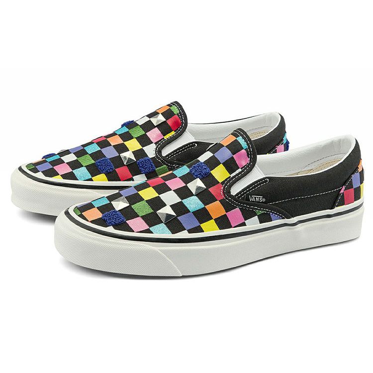 Vans Instapperserie 98 DX Casual Lage Skate Schoenen Unisex Sneakers Wit Zwart Rood VN0A5KX8AWC