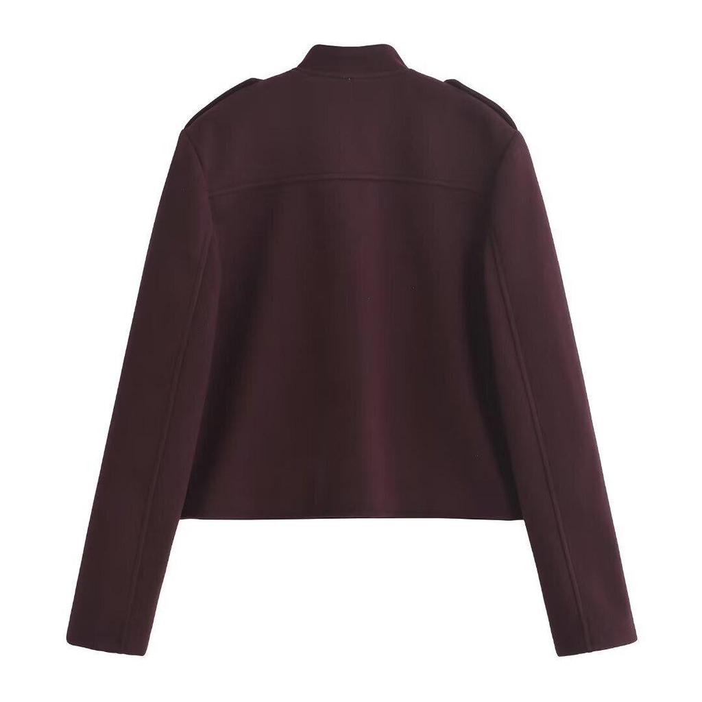 2024 Autumn Women's European & American Style Soft Short Jacket Coat