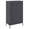 Highboard Anthracite 68 X 39 X 113 Cm Steel