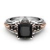 Women's Elegant Zircon Ring Corrosion Resistant Copper Zircon Ring for Valentine's Day Christmas Gifts