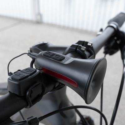Electric Bike Bell Loud Crisp Clear Sound Rechargeable Waterproof Anti-Theft Alarm Loud