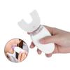 Household Ultrasonic Rechargeable Silicone U Shaped Electric Toothbrush Teeth Whitening Brush(White