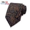 Cozy Up 3,15"(8cm) Cravata PaisleyTie în dungi pentru bărbați, cu flori în carouri, pentru nuntă