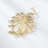 Fashion Rhinestone Peacock Brooches For Women Clothing Coat Jewelry Accessries Gifts