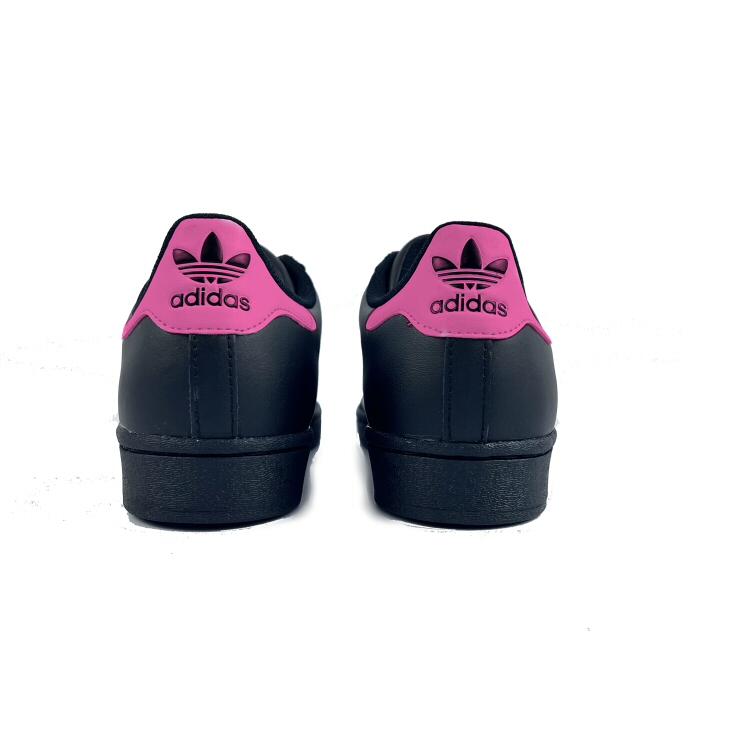 adidas Originals SUPERSTAR Slip Resistant Abrasion Resistant Low Top Skateboard Shoes Unisex Black EG4959(Team183-)