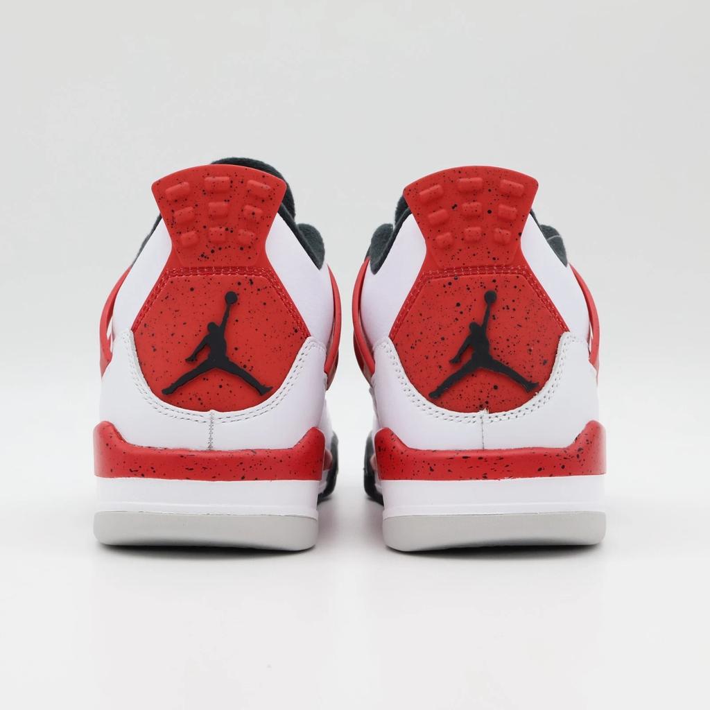 408452-161 Nike GS Air Jordan 4 Retro Red Cement