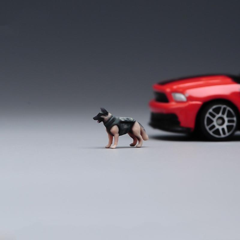 1/64 Scale Resin Pet Statue 3D Print Dog/Cats Shape Figurine Handmade Miniature Model Ideal For Home Display