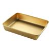 Stainless Steel Rectangular Serving Tray with Transparent Lid