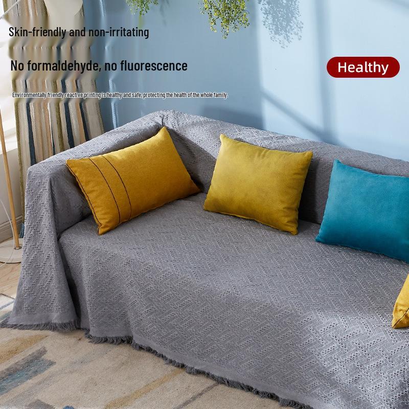 High-End Universal Sofa Slipcover: Stylish, Anti-Scratch, One-Piece Design for All Seasons