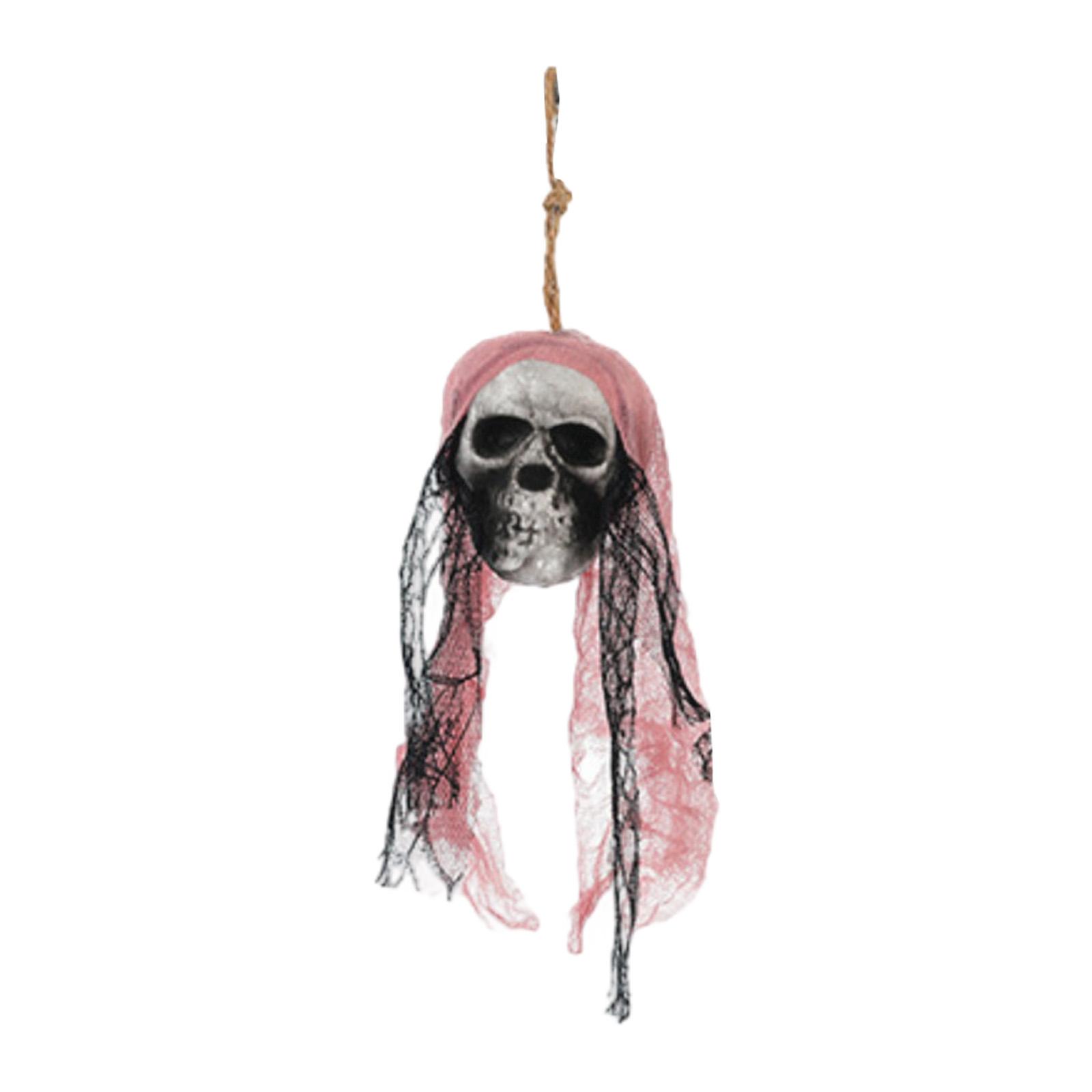 

Sheer Mesh Decoration - Hanging Phantom For Halloween Haunted House & Party Scary Decor One Size розовый