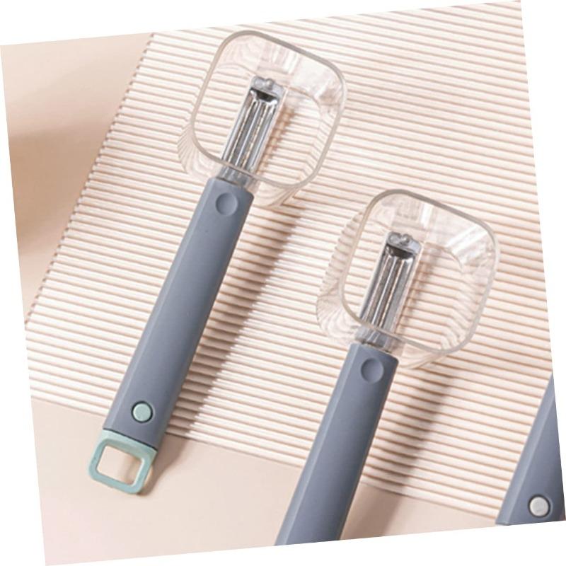 Kitchen Small Tool Stainless Steel Single Head Peeler Vegetable and Fruit Long Handle Creative Peeler