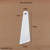 Handmade Stainless Steel Leather Glue Scraper - Easy-Clean DIY Shaping & Coating Tool