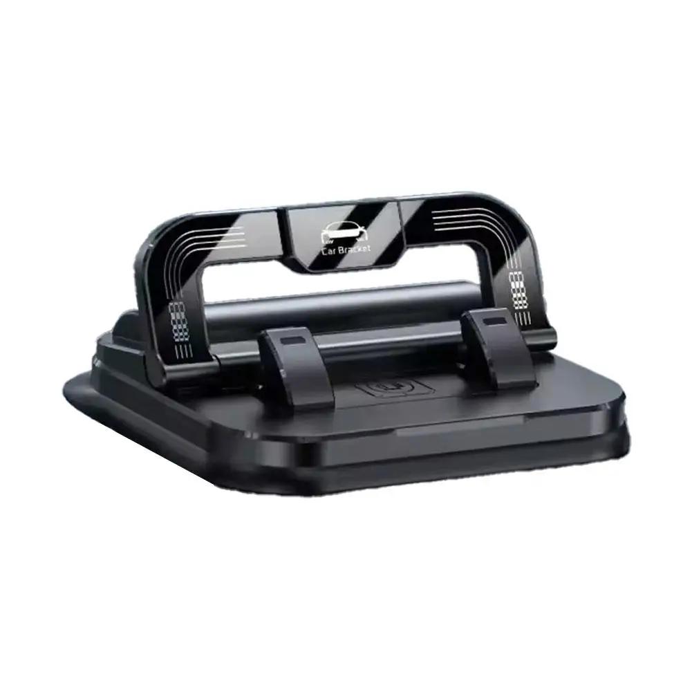 

2 in 1 Car Phone Holder With Number Plate 360° Multi Car Shake Holder Bracke Navigation Dashboard Stable Phone Anti A8D3