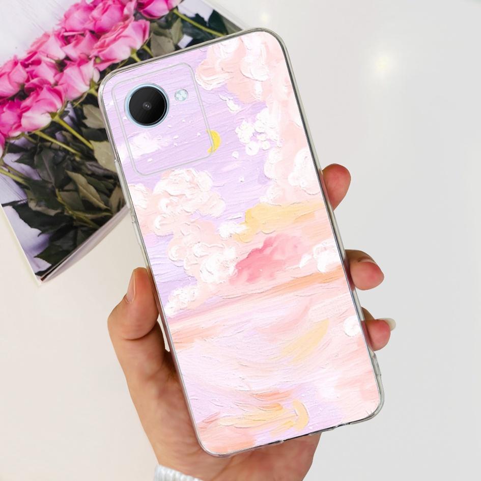 Für Realme C30 C30S Hülle RMX3690 RMX3581 Süßer Panda Weiche Klare Silikon Handyhülle auf RealmeC30 RealmeC30S Narzo 50i Prime Funda