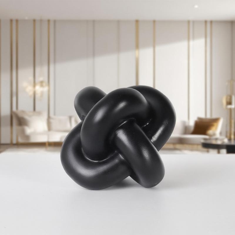 

Geometric Ring-Shaped Decorative Piece for Desktop Creative Decor for Living Room or Study to Add an Artistic Ambiance